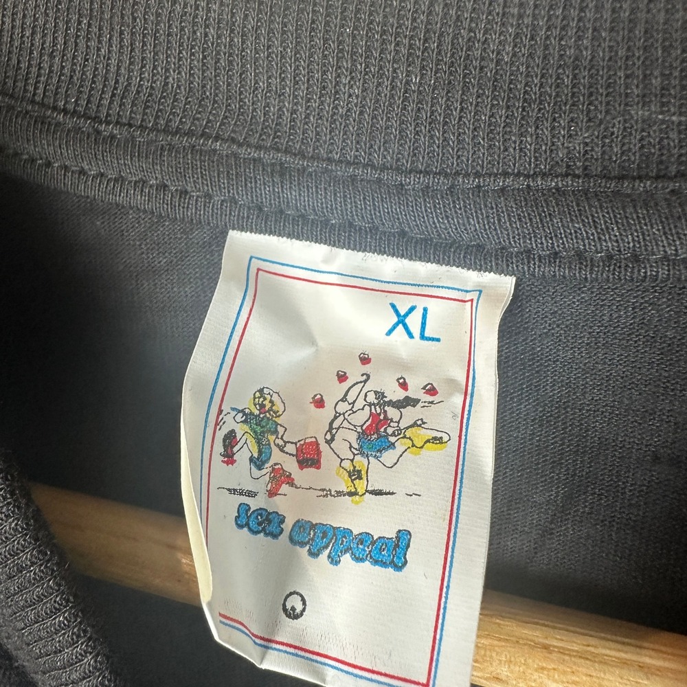 Sex Appeal Roma Italia Graphic T-Shirt Black Tag XL Fits M Rome Single Stitch - Picture 2 of 8